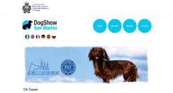 Desktop Screenshot of dogshowsanmarino.com