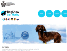Tablet Screenshot of dogshowsanmarino.com